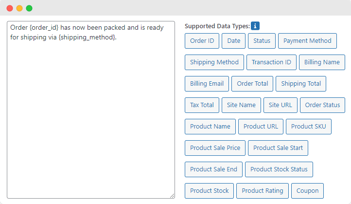 Setting up a custom notification message with Flow Notify.