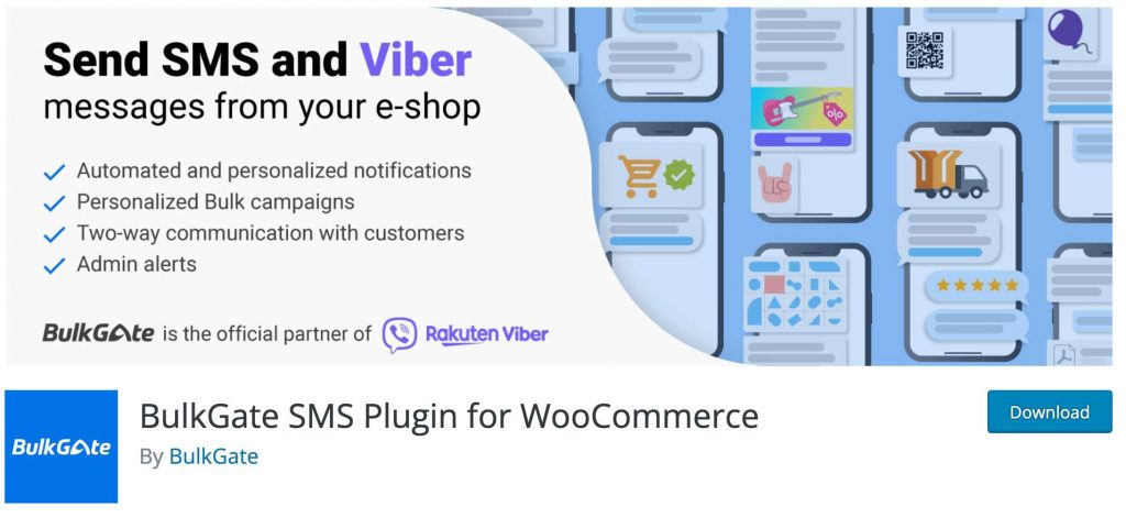 BulkGate SMS Plugin for WooCommerce