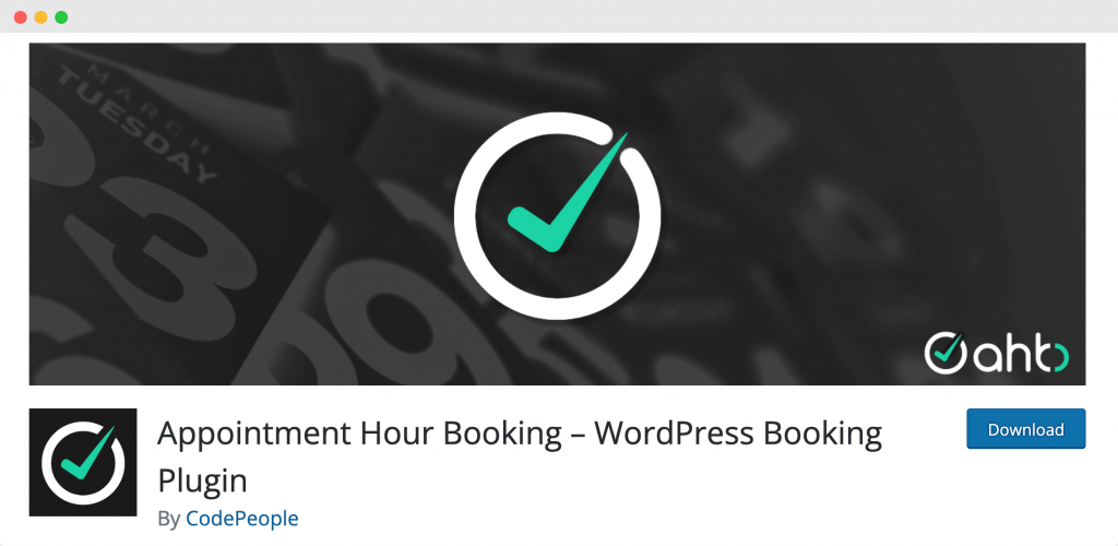 Appointment Hour Booking download page.