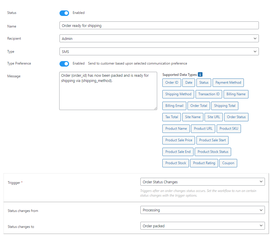 Configure automatic notifications with Flow Notify